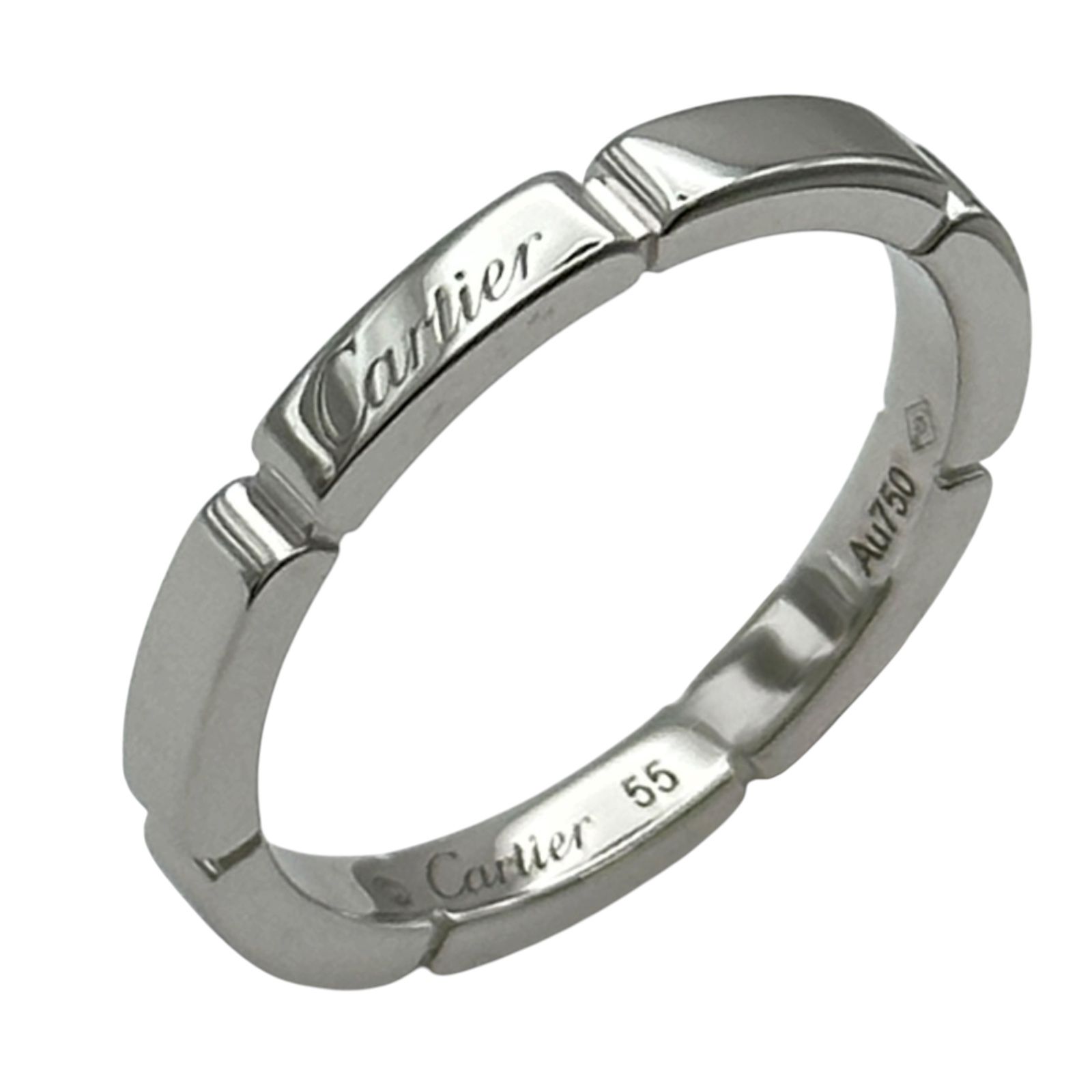 カルティエ Cartier マイヨンパンテールウェディングリング ホワイトゴールド Au750 ジュエリー 89,100円