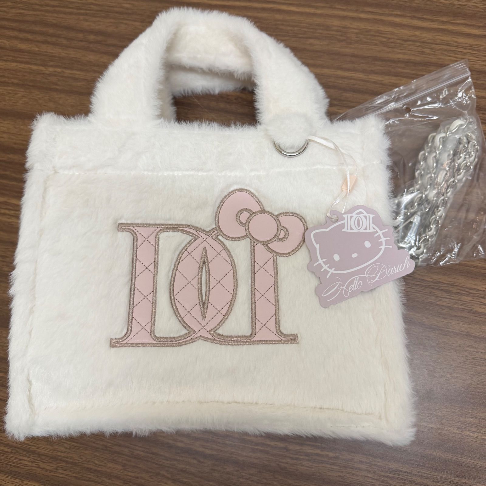 b11340)未使用保管品 ダーリッチ Hello Darichファーミニトートバッグ