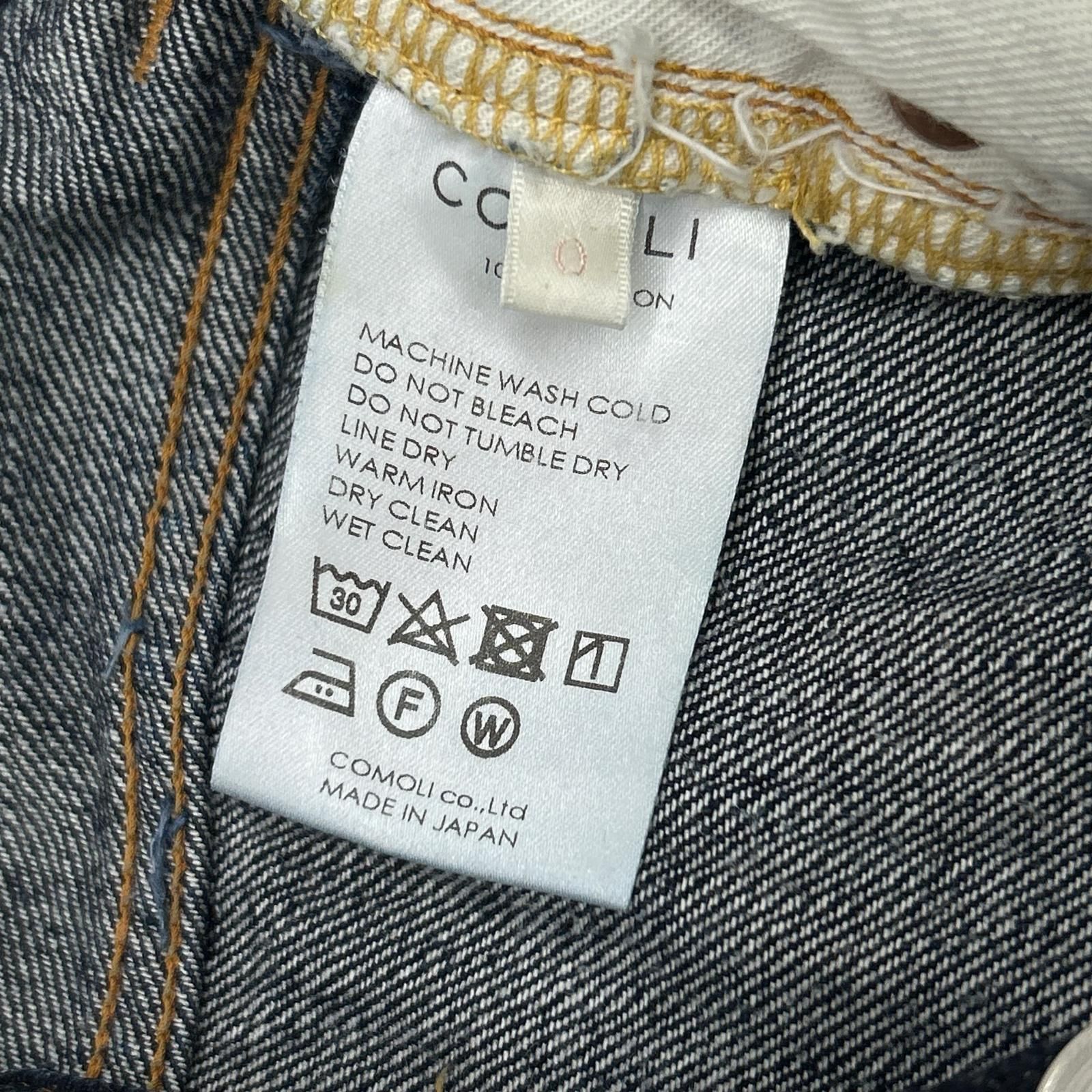 COMOLI コモリ X01-03003 インディゴ デニム5Pパンツ 0 - メルカリ