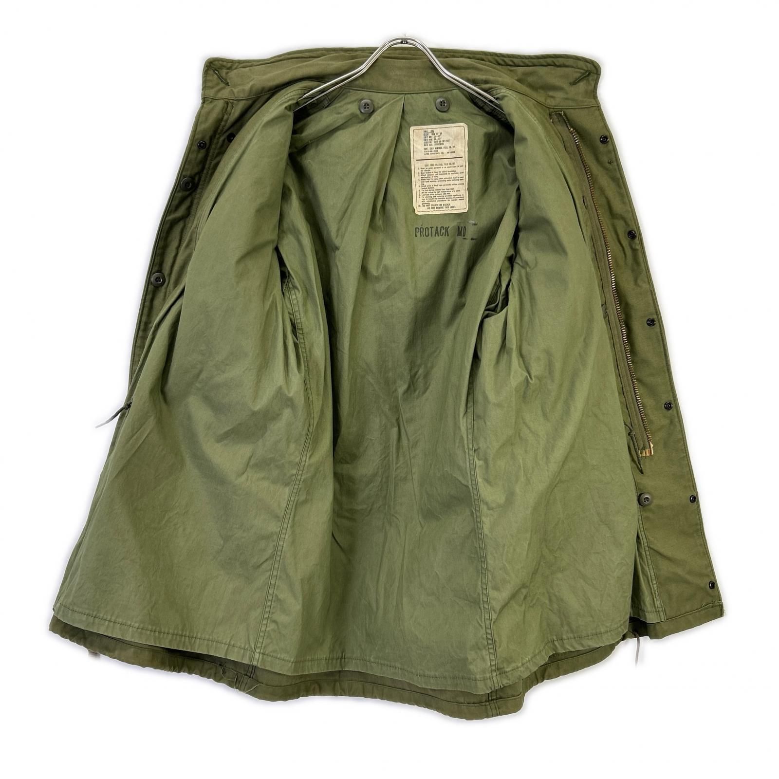 ALPHA アルファ カーキ DLA-100-80-C-2530 Mー65 USMC 3rdモデル