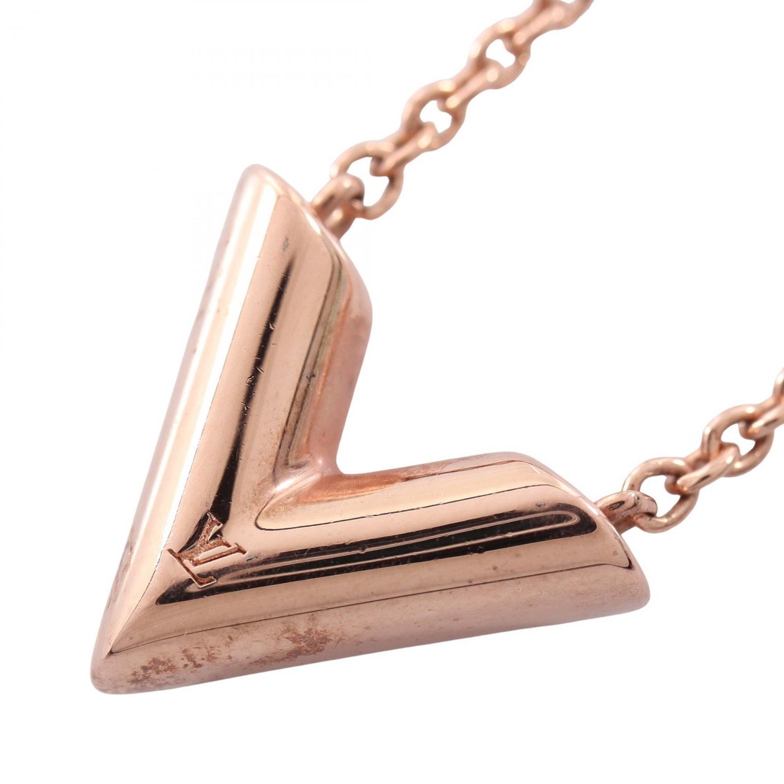 ルイ・ヴィトン LOUIS VUITTON ネックレス エセンシャル V M80137 GP（ゴールドメッキ） ネックレス レディース Used B 38,220円