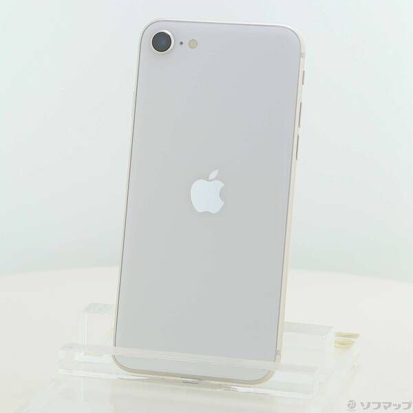 ソフマップ 〔中古品〕 iPhone SE 第3世代 64GB スターライト MMYD3J／A SIMフリー【247】