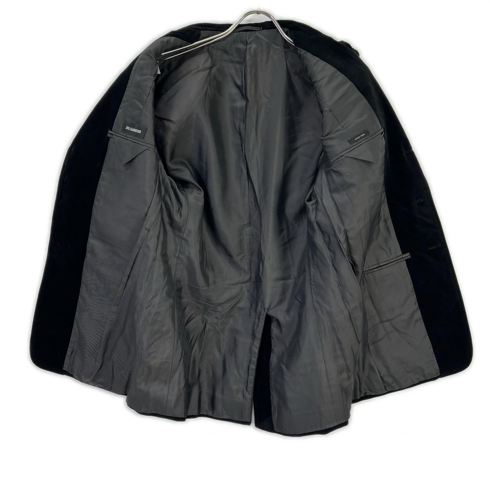 JILSANDER ジルサンダー ブラック ベロア生地 TAILOR MADE 3B