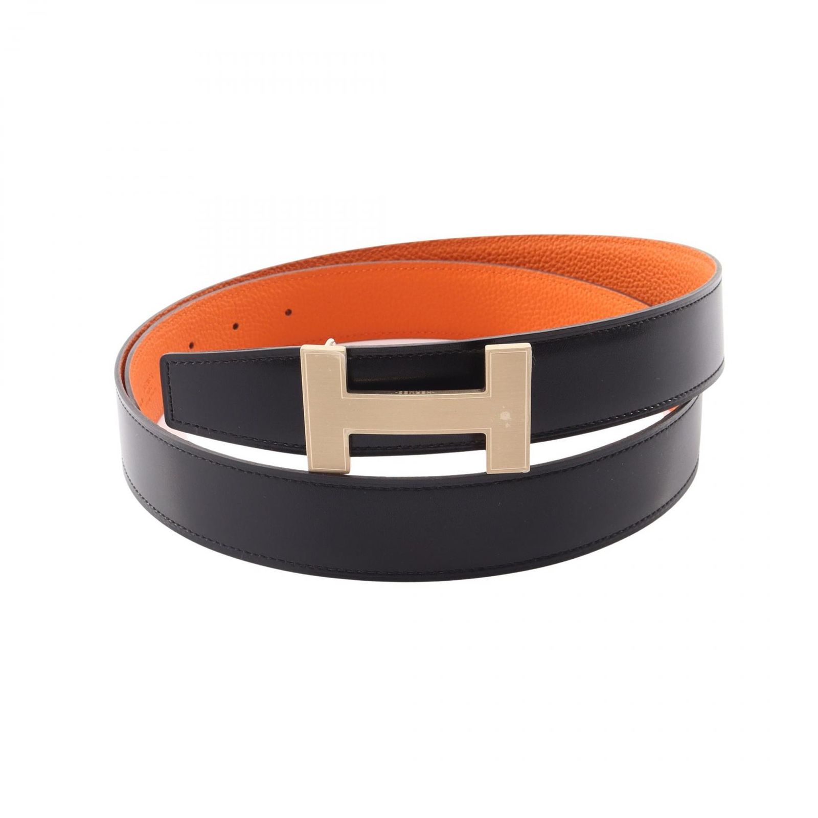 エルメス HERMES ベルト コンスタンス Hベルト リバーシブル カーフ（牛革） Hベルト メンズ Used A