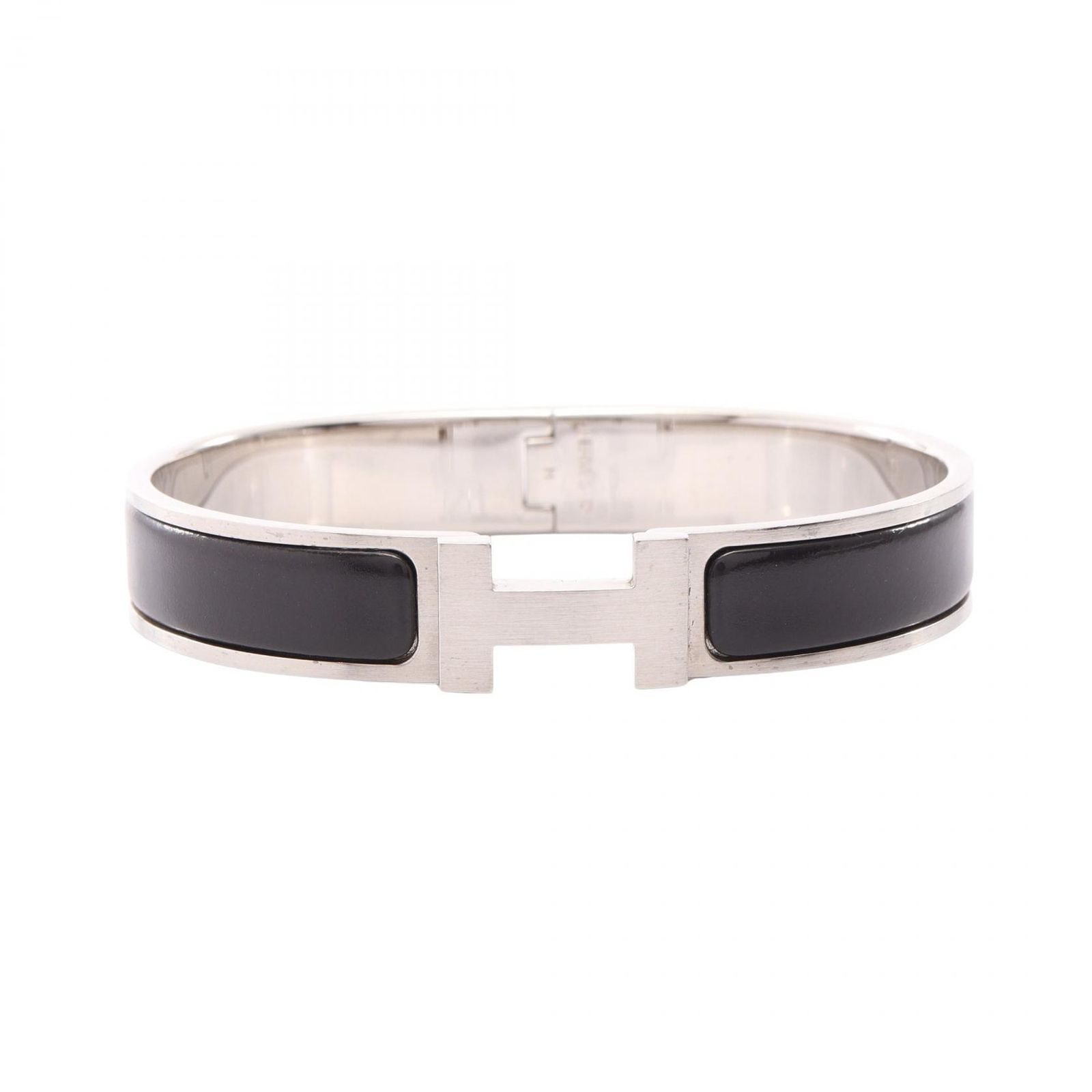 エルメス HERMES バングル クリックH ステンレススチール ブレスレット レディース Used A