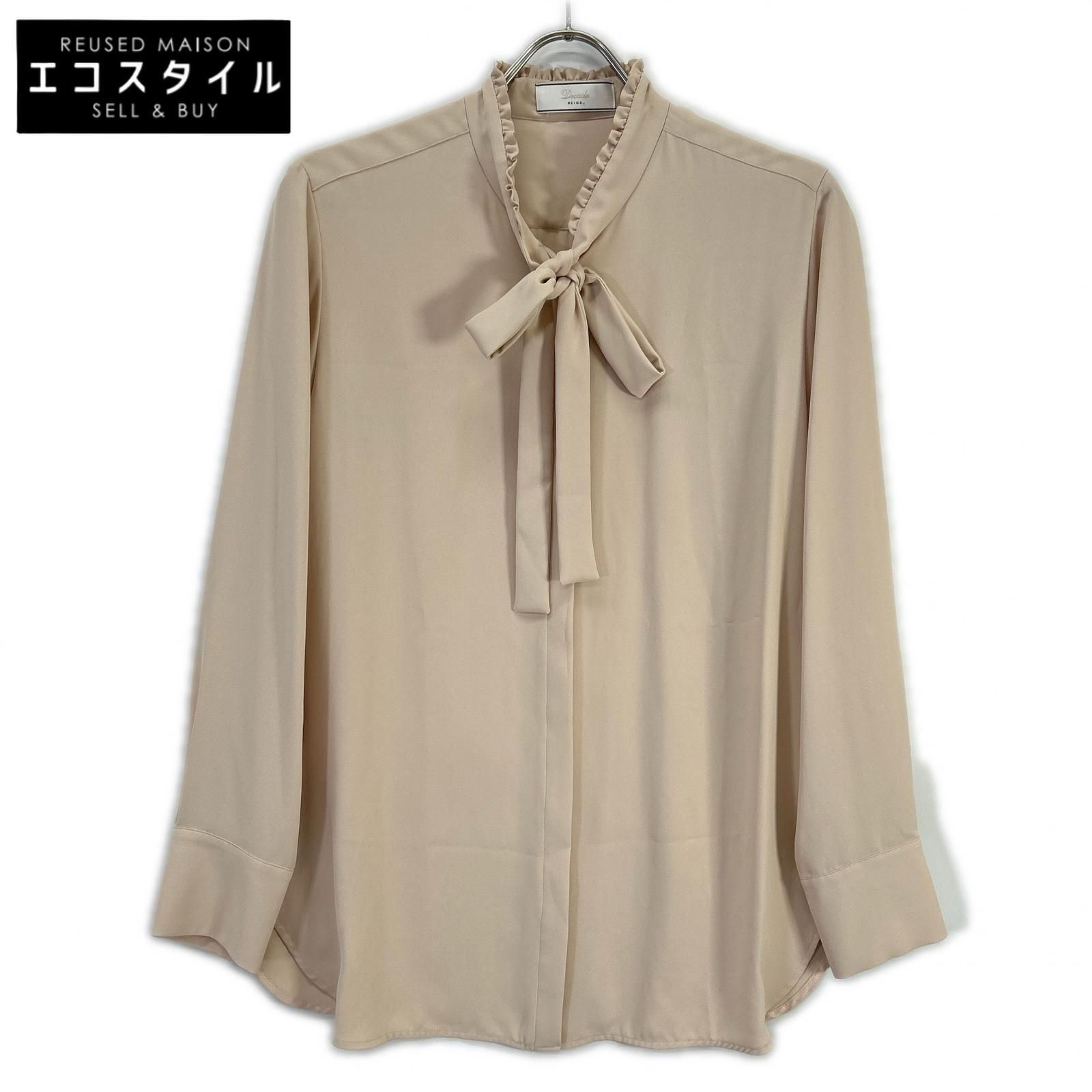 BEIGE　ベイジ　ベージュ EVA ボウタイロングスリーブブラウス　6 11,351円