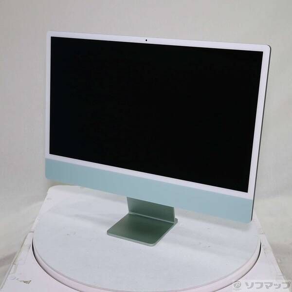 ソフマップ 〔中古品〕 iMac 24-inch Mid-2021 MGPJ3J／A Apple M1 8コアCPU_8コアGPU 8GB SSD512GB グリーン 〔macOS v26.5.2〕【258】