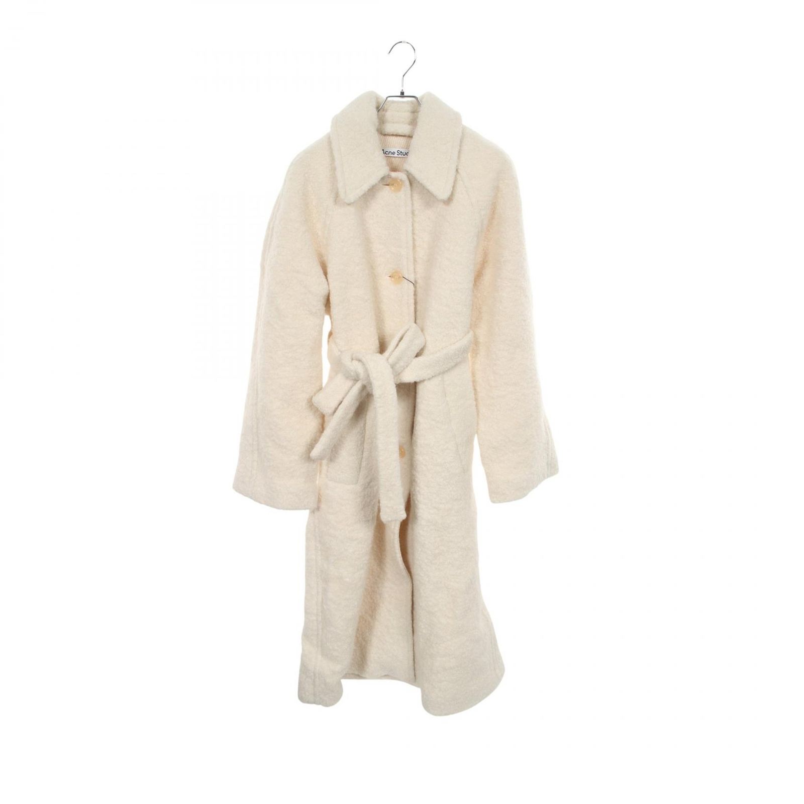 アクネストゥディオズ ACNE STUDIOS ステンカラーコート ブークレ FN-WN-OUTW000704 ウール コート レディース 未使用