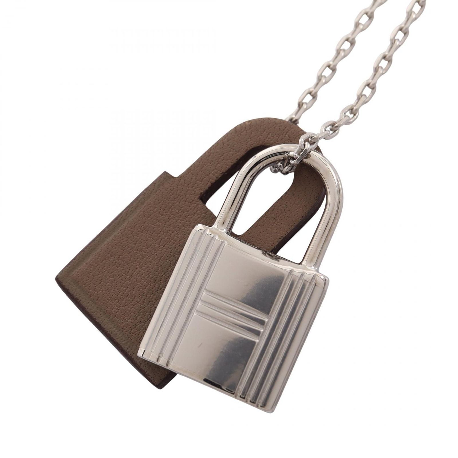 エルメス HERMES ネックレス オーケリー エトゥープ エトゥープ その他 オーケリー ネックレス レディース Used A
