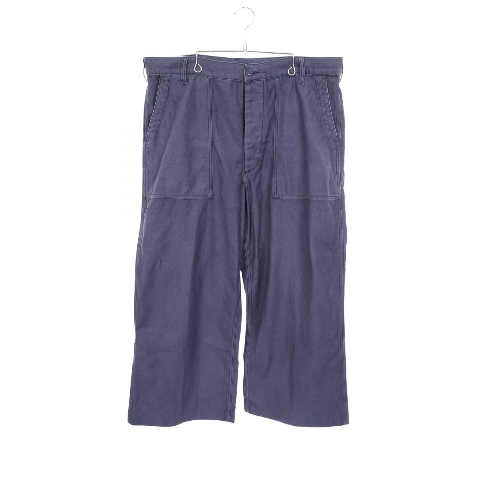 ポロ・ラルフローレン POLO RALPH LAUREN パンツ The Ricky Wide Leg Crop Pant ヴィンテージ加工 コットン パンツ レディース Used A