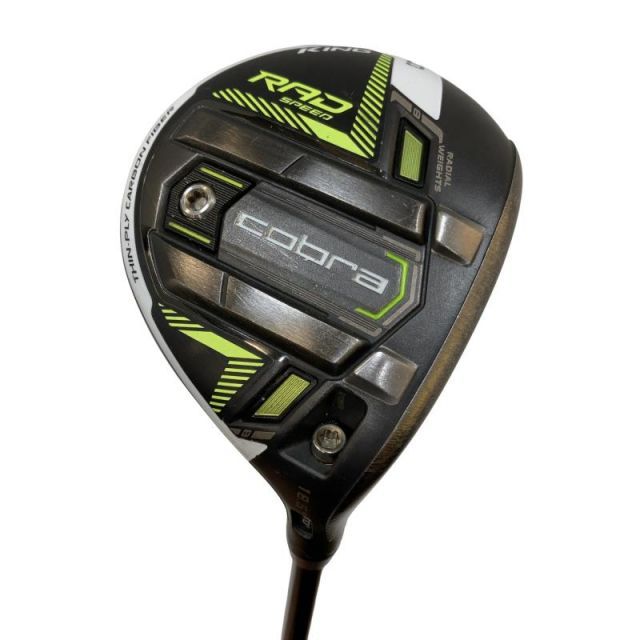 【中古】 コブラ KING RADSPEED 5W(イエロー) フェアウェイウッド FW Speeder EVOLUTION for RADSPEED(FW) (フレックスS) メンズ 男性用 右利き 右用 Cランク ゴルフクラブ