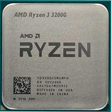 AMD Ryzen 3 3200G 4C 3.6GHz to 4GHz Socket AM4 Picasso 12NM 4MB 65W Jul 2019