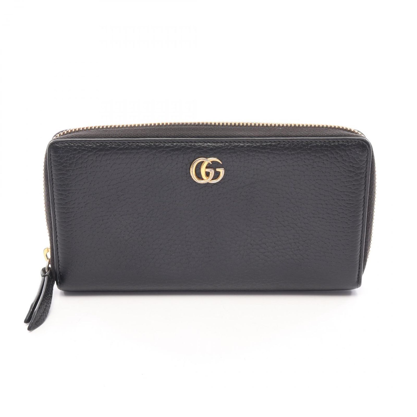 グッチ GUCCI ラウンド長財布 プチマーモント GGマーモント 456117 ブラック レザー ダブルG ラウンド長財布 レディース Used B 24,225円