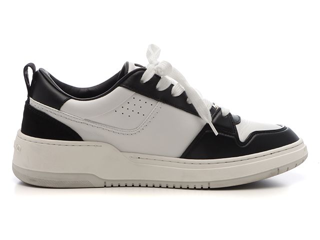 Salvatore Ferragamo サルヴァトーレフェラガモ スニーカー/6ハーフ/ホワイト/ブラック 0770882 スニーカー_x000D_
 レザー ホワイト メンズ【中古】432 Salvatore Ferragamo サルヴァトーレフェラガモ スニーカー/6ハーフ