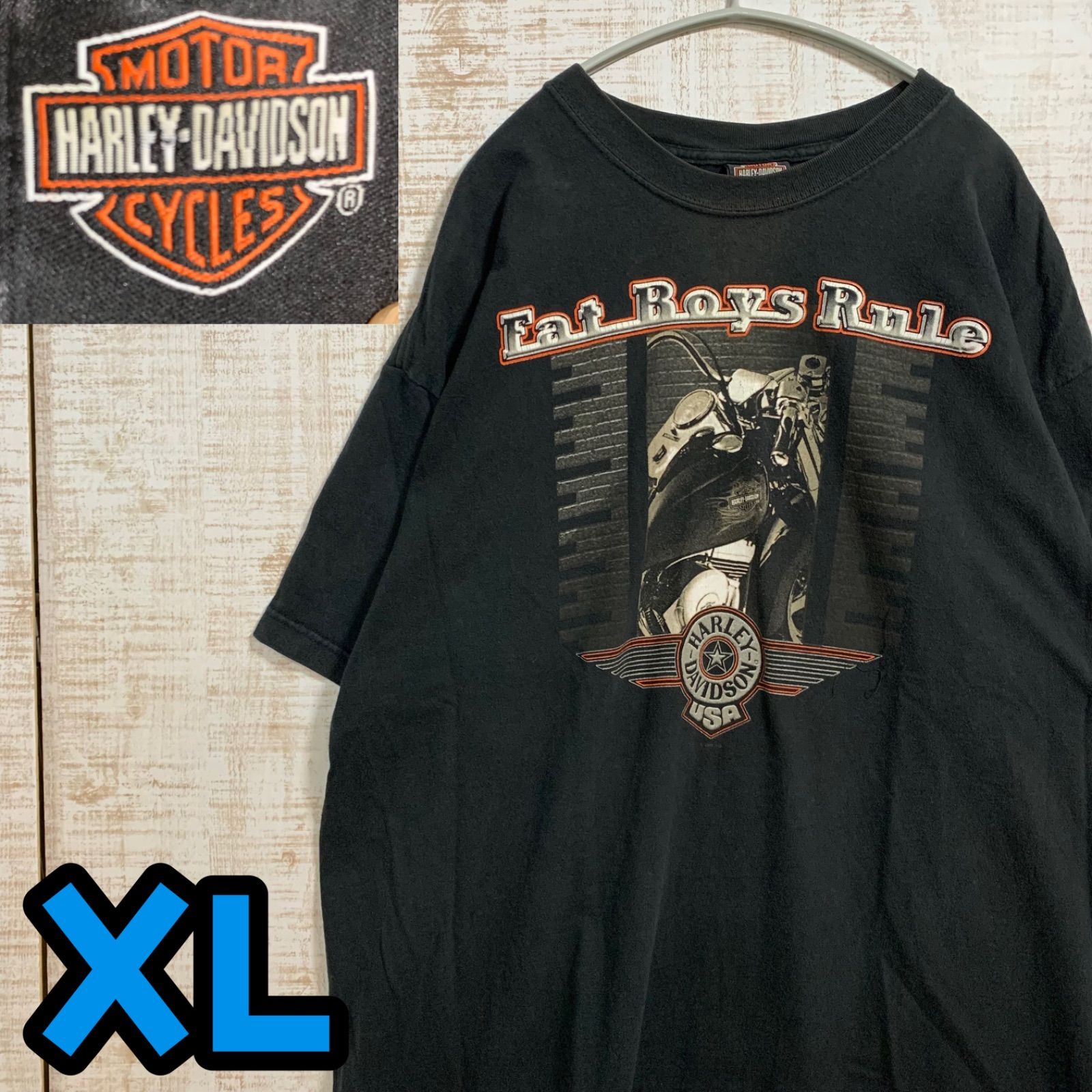T8900 HARLEY-DAVIDSON Tシャツ USA製 バイク 古着