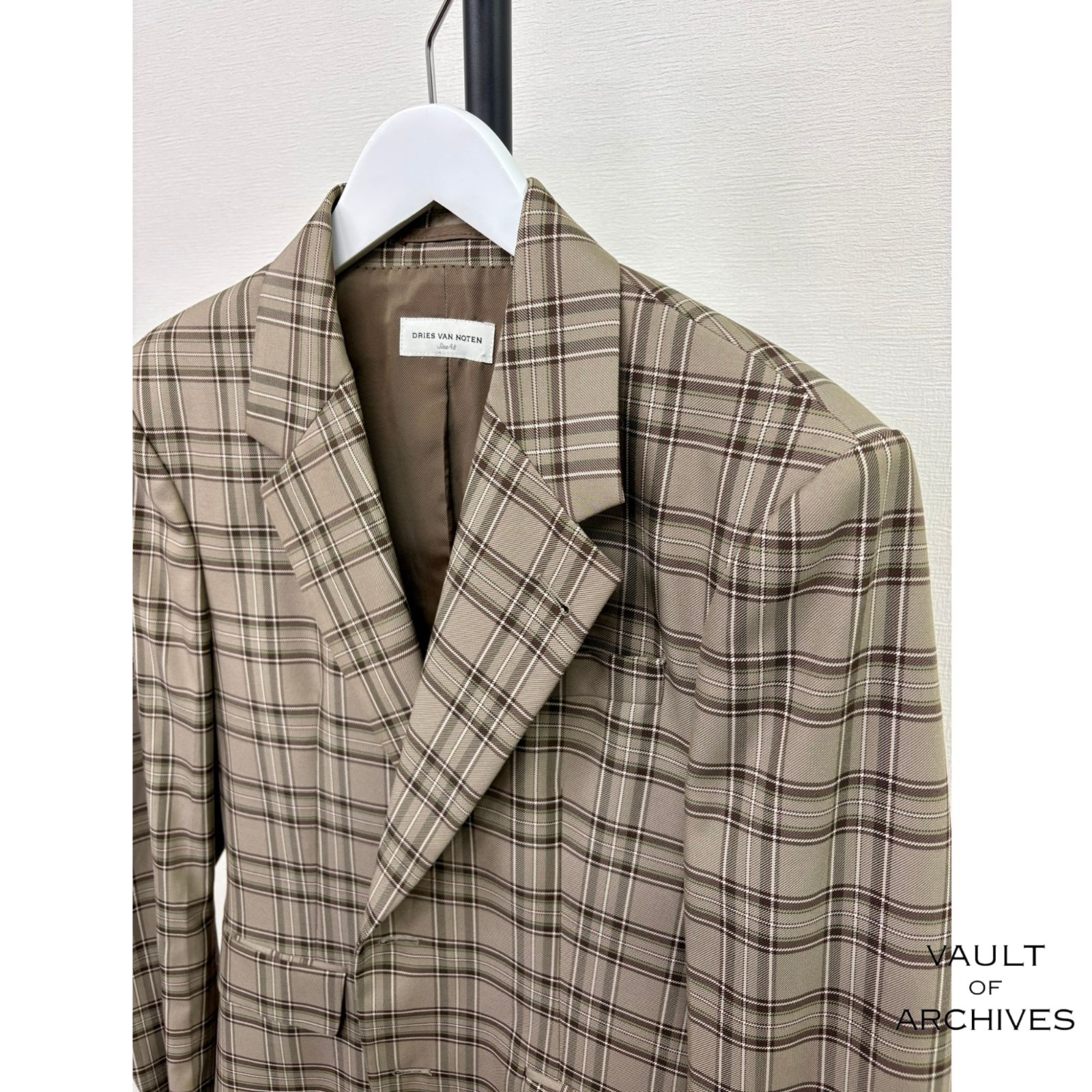 DRIES VAN NOTEN ドリスヴァンノッテン｜20SS チェックシェイプド