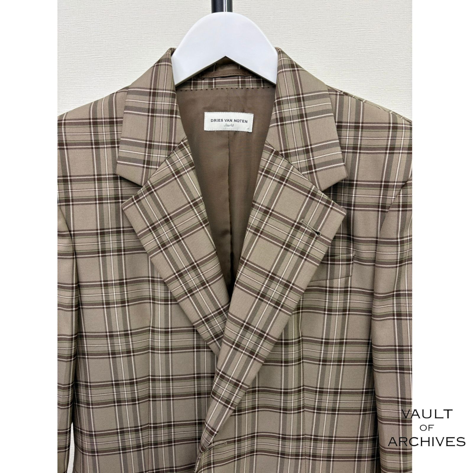 DRIES VAN NOTEN ドリスヴァンノッテン｜20SS チェックシェイプド