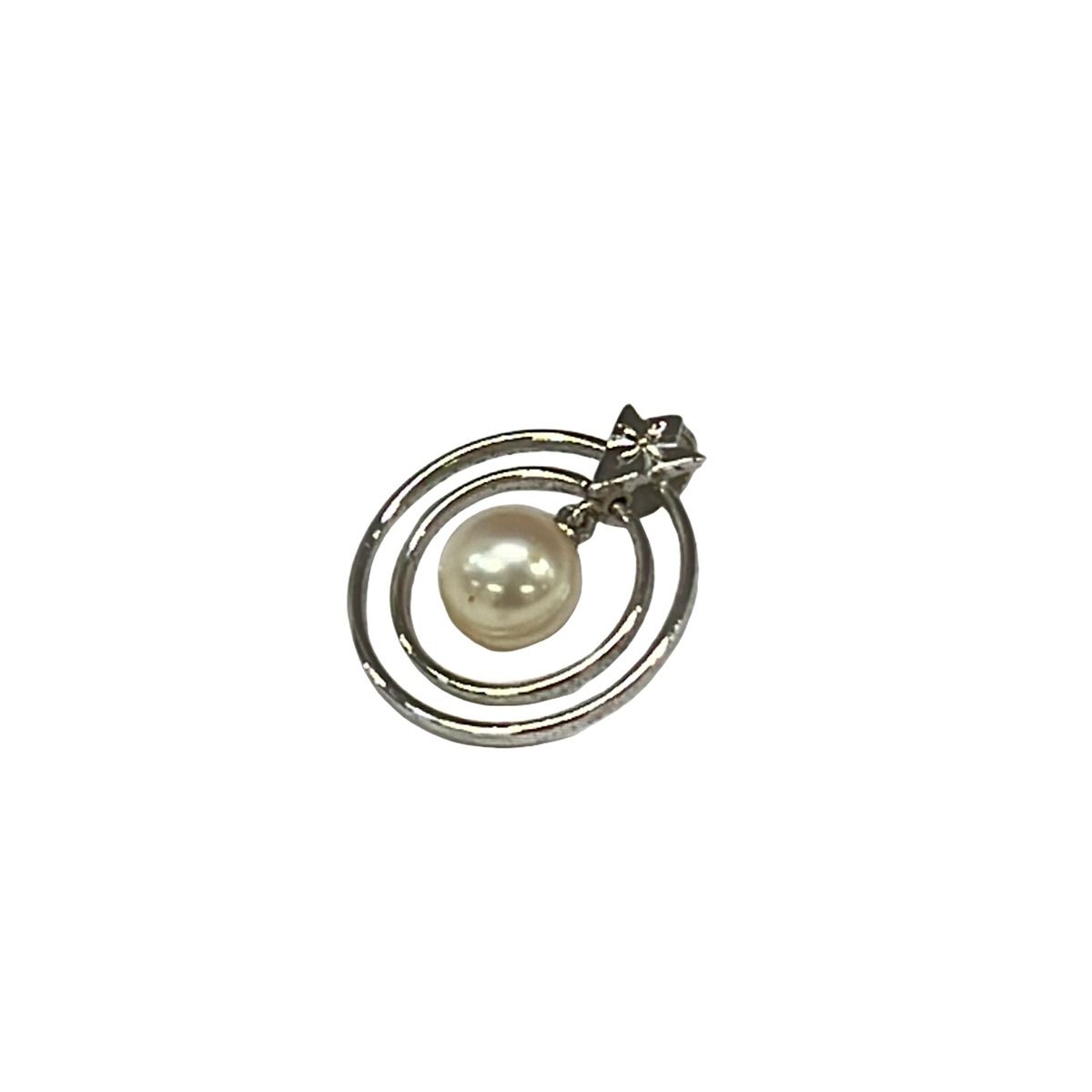 mikimoto(ミキモト) ペンダントトップ美品 - シルバー×アイボリー