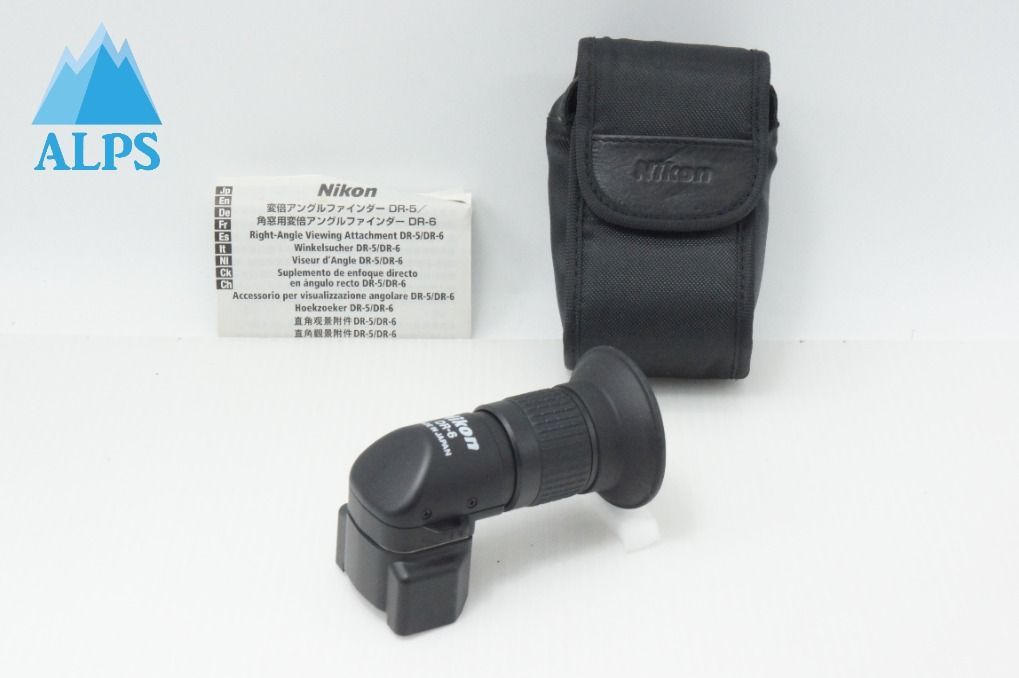 美品 Nikon ニコン Right Angle Viewfinder DR-6 角窓用変倍アングルファインダー ケース 説明書付 260723t