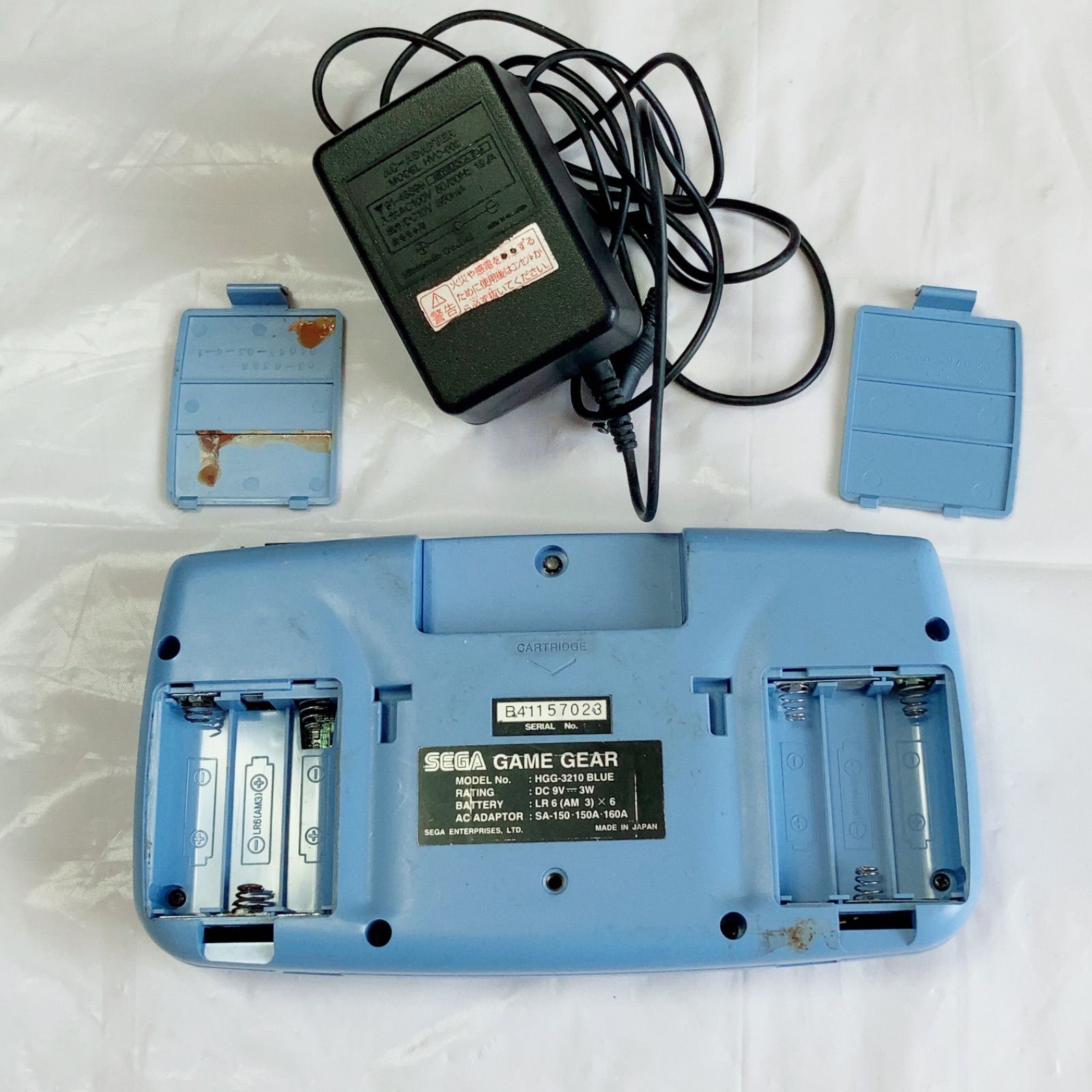 A933 ゲームギア 本体 ブルー ・コンセント（腐食あり） ジャンク品