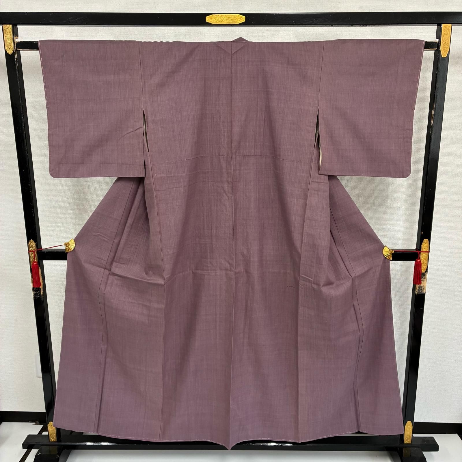 本場結城紬 無地紬 真綿 正絹 着物 MK-4173 - メルカリ