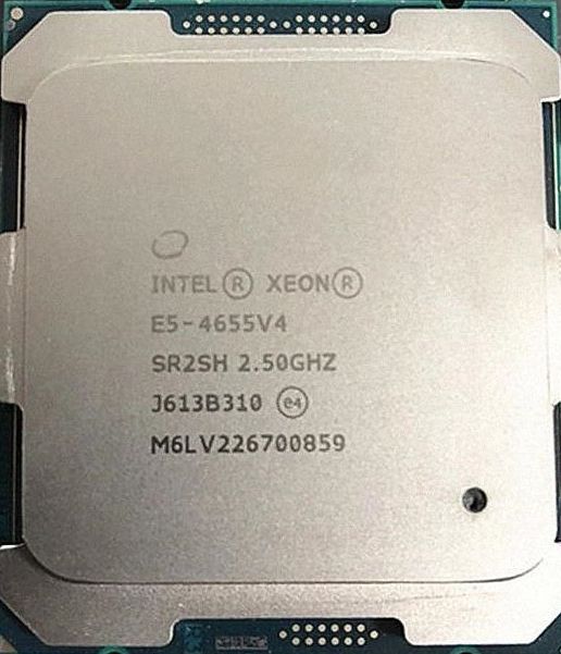 2個セット Intel Xeon E5-4655 v4 SR2SH 8C 2.5GHz LGA2011-3 30MB 135W DDR4