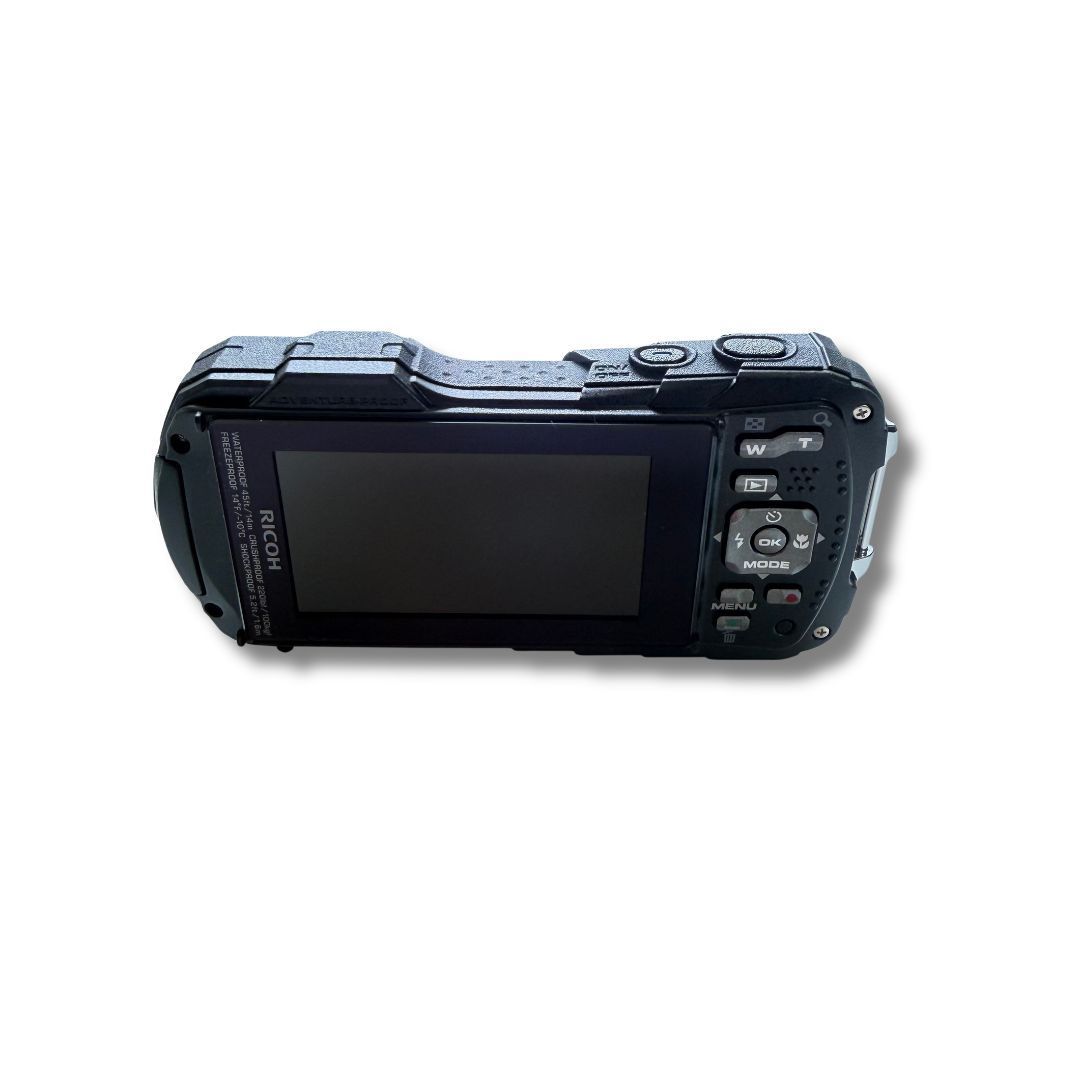 美品 RICOH WG-80 ブラック 防水デジタルカメラ 元箱付 純正バッテリー