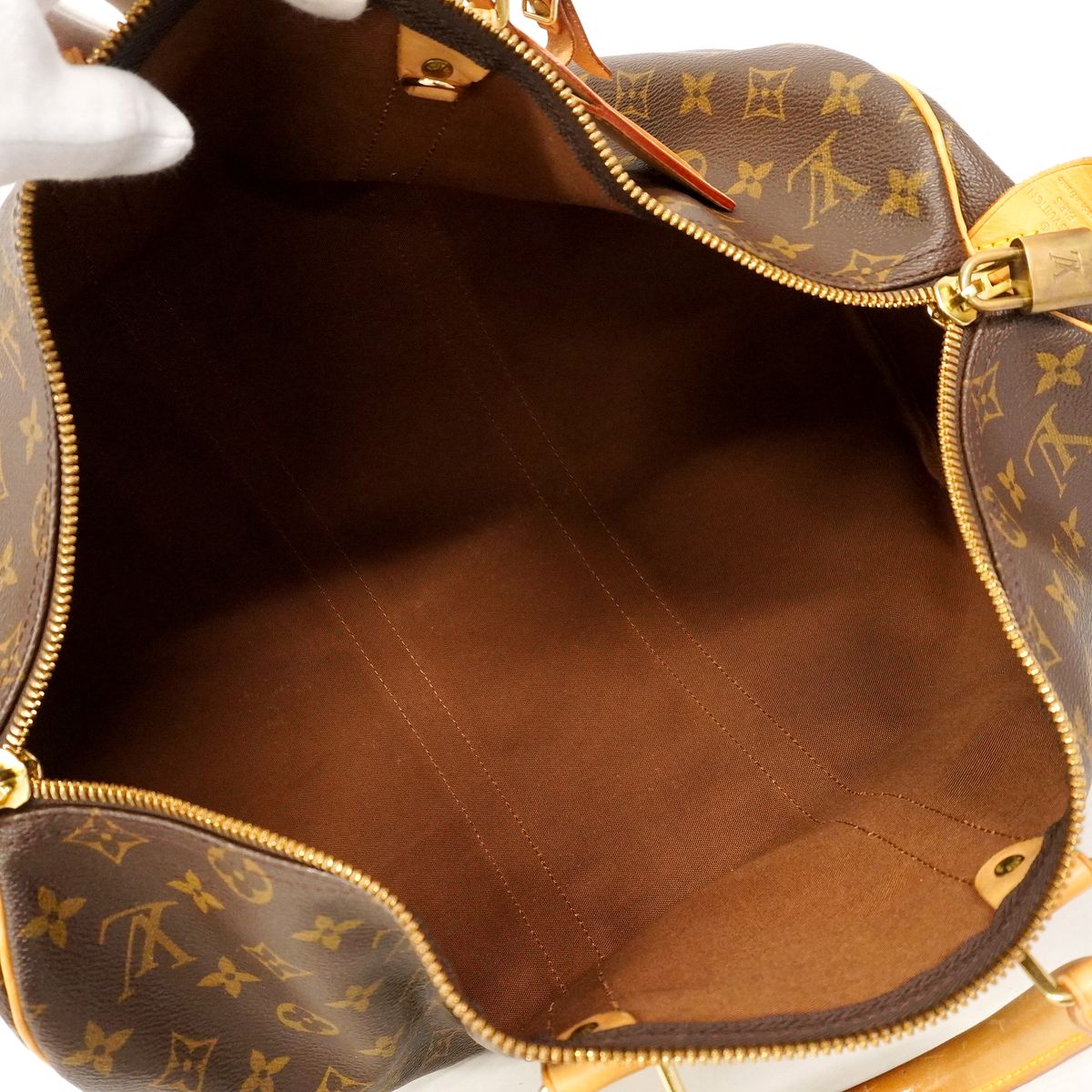 【6ge5579】ルイヴィトン ボストンバッグ モノグラム キーポル45 M41428 ブラウン【中古】メンズ レディース ユニセックス