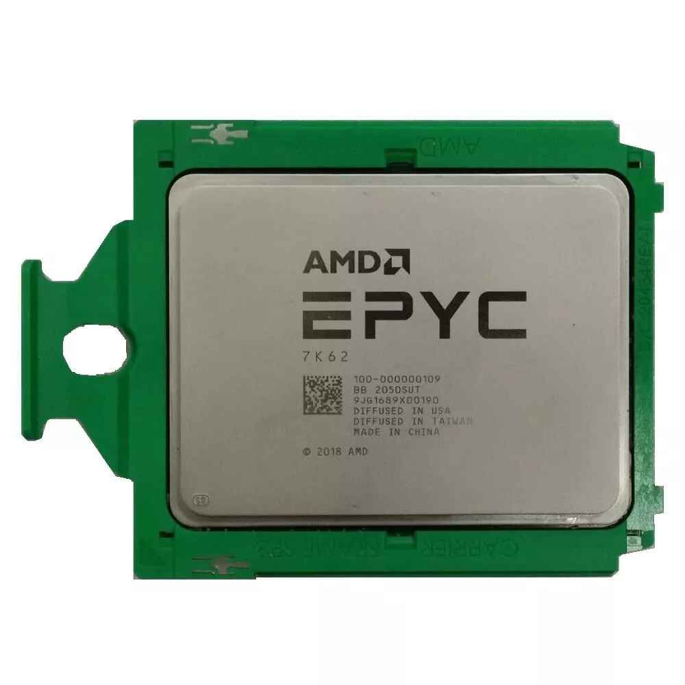 AMD EPYC 7K62 48C 96T 2.3GHz 3.3GHz Socket SP3 256MB 1P2P DDR4-3200 225W Similar EPYC 7642