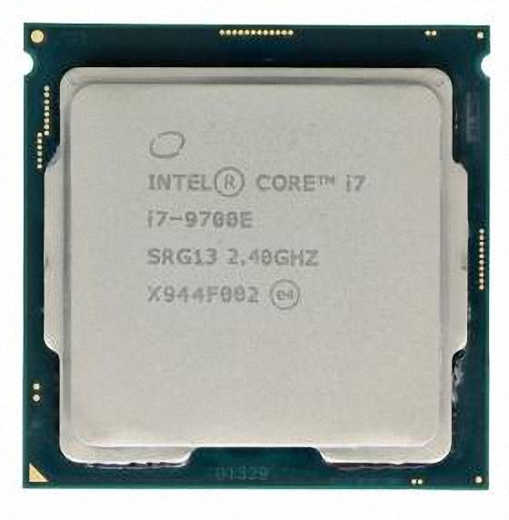 Intel Core i7-9700E SRGDX 8C 2.6GHz to 4.4GHz Socket 1151 Coffee Lake 14NM 12MB 65W Apr 2019