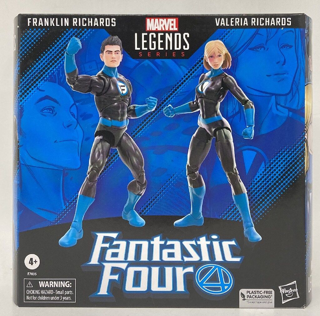 HASBRO (ACTION FIGURE) FANTASTIC FOUR FRANKLIN RIGHAROS / VALERIA RICHAROS 2PACK 6インチ