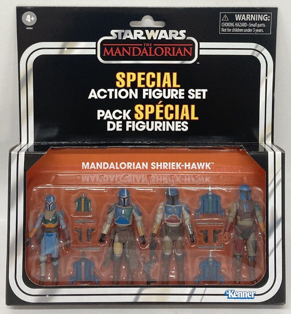 HASBRO THE VINTAGE COLLECTION MANDALORIAN SHRIEK HAWK (4体セット) 3.5インチ