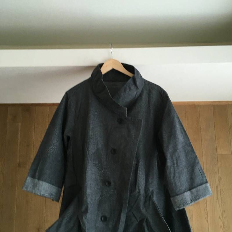 極美品 センソユニコ Senso unico 慈雨 ジウ 螺旋柄 コート 40 - メルカリ