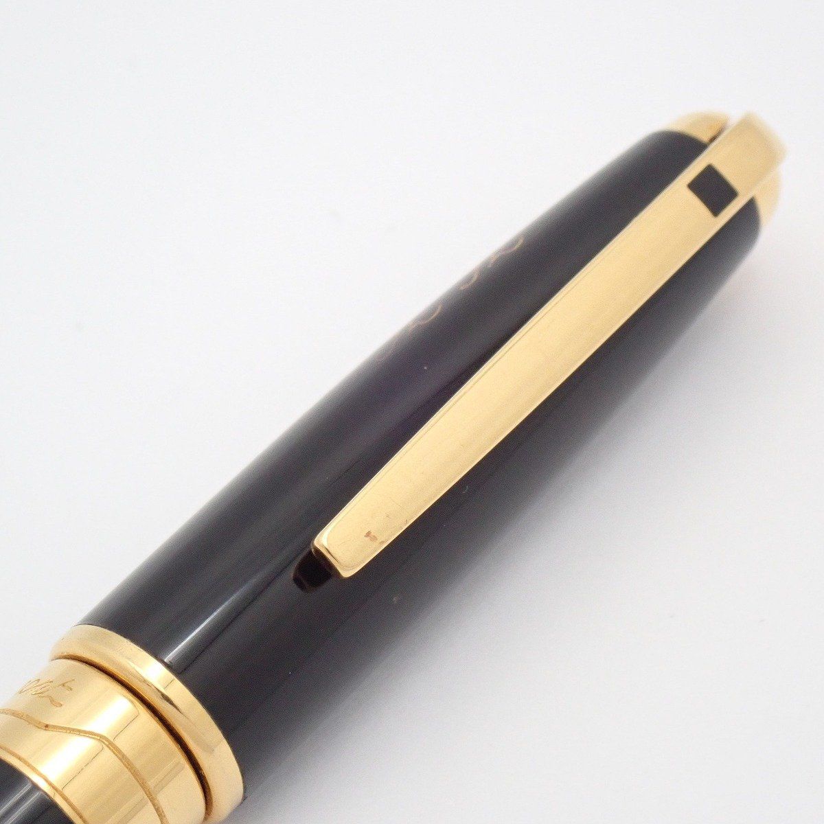 S.T.Dupont デュポン オランピオ ボールペン ブラック×ゴールド ネーム