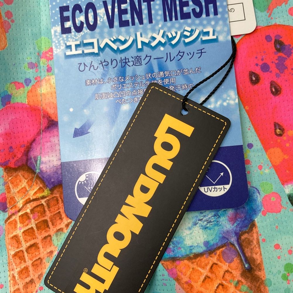 サイズ：L LOUD MOUTH ラウドマウス ハーフパンツ ハッピーアイスクリーム ブルー系 [240101746483] ゴルフウェア メンズ ストスト