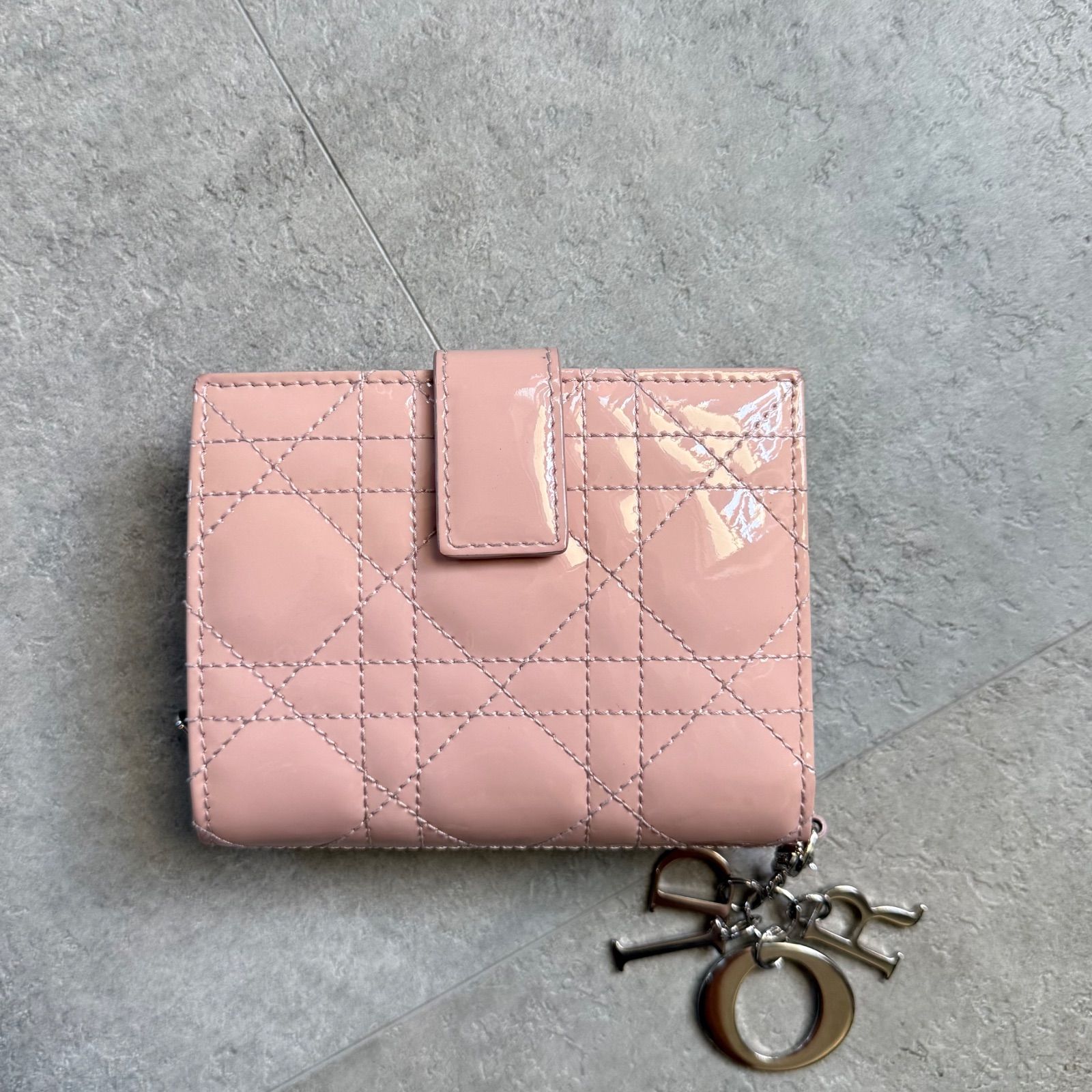 Christian DIOR　ディオール　ロータスウォレット　カナージュ　財布 Christian Dior クリスチャンディオール レディディオール カナージュ