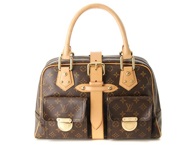 LOUIS VUITTON ルイ・ヴィトン マンハッタンGM モノグラム M40025 ハンドバッグ モノグラムキャンバス ブラウン レディース【中古】432