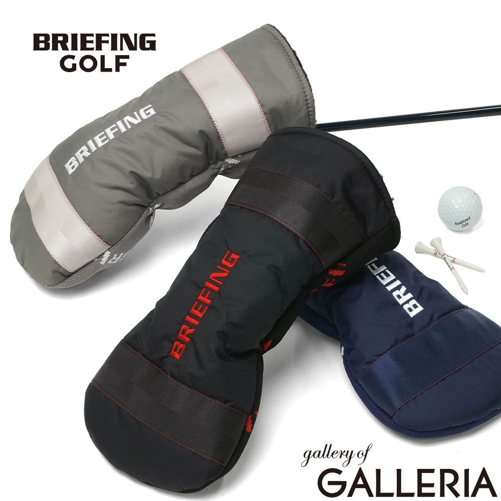 【日本正規品】 ブリーフィング ゴルフ ヘッドカバー ドライバー BRIEFING GOLF おしゃれ ブランド クラブカバー ドライバーカバー ナイロン ニット LOGO KNIT DRIVER COVER BRG261G56 BLACK