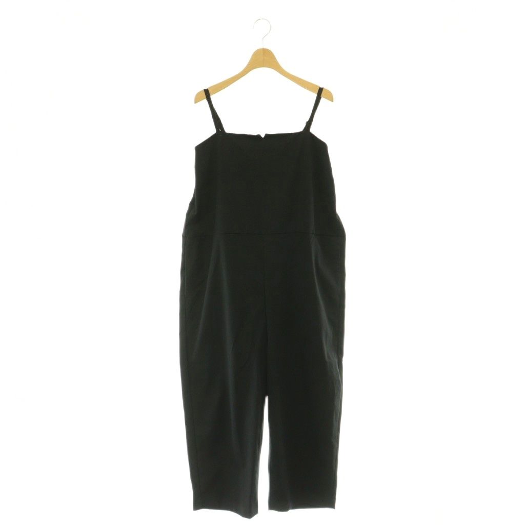 ローブデポー ROBE de PEAU 25SS R279 BARE TOP SALOPETTE サロペット パンツ リネン混 F ブラック /HK ■OS ■SH