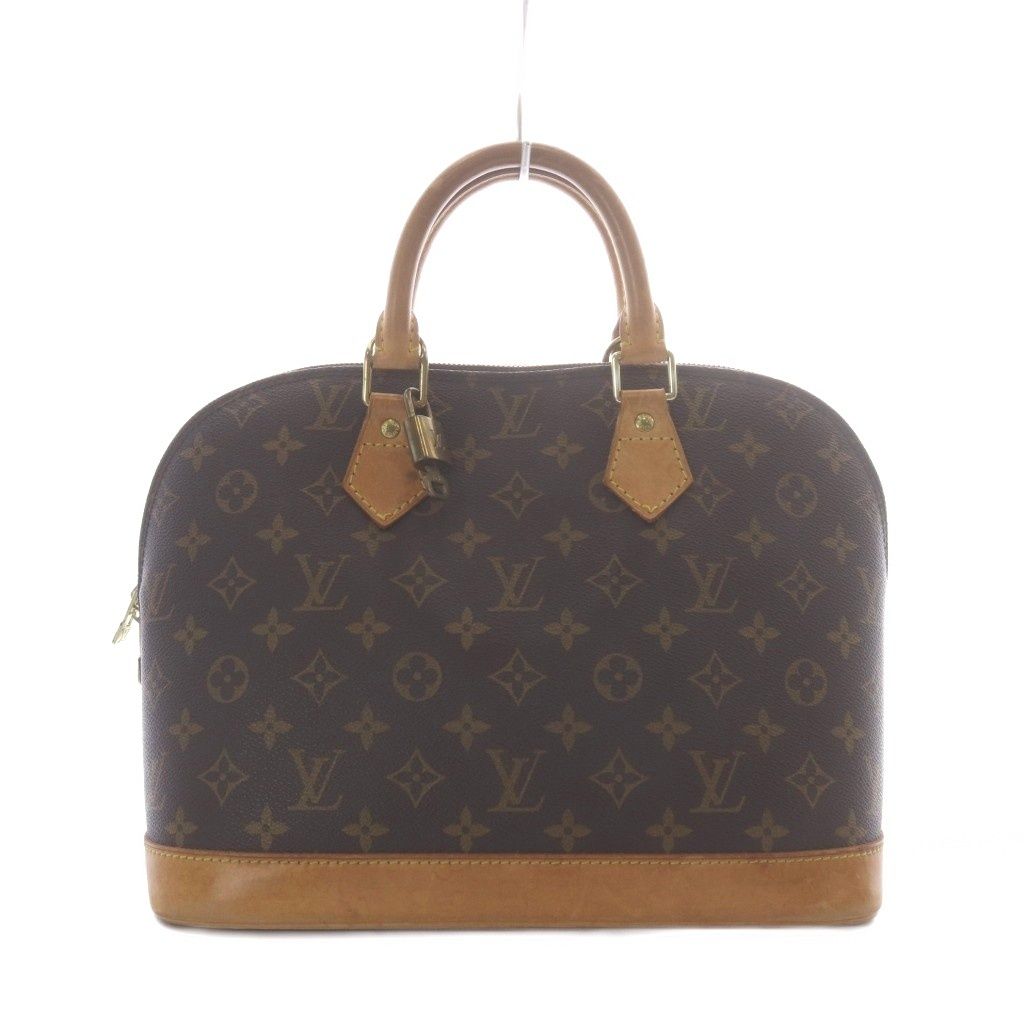 ルイヴィトン LOUIS VUITTON アルマPM ハンドバッグ トートバッグ 茶 ブラウン レザー モノグラム柄 M51130 /RI ■OS ■OH