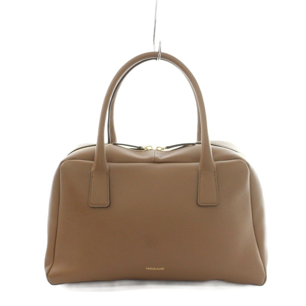 フランツロアー FRENZLAUER Deuxieme Classe取り扱い 25AW BOWLING BAG MEDIUM ハンドバッグ レザー 茶 ブラウン /MI ■OS
