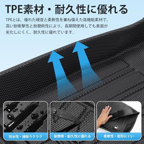 GIMUYA スバル フォレスター SK系 5人乗り 3D フロアマット 立体構造 防水 耐汚れ 耐摩擦 ズレ防止 SK9 SKE SK5 2019年-2024年 専用設計 カーマット 内装 カスタム パーツ アクセサリー 取付簡単 TPE材 124fcfd7