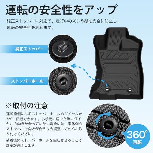 GIMUYA スバル フォレスター SK系 5人乗り 3D フロアマット 立体構造 防水 耐汚れ 耐摩擦 ズレ防止 SK9 SKE SK5 2019年-2024年 専用設計 カーマット 内装 カスタム パーツ アクセサリー 取付簡単 TPE材 124fcfd7