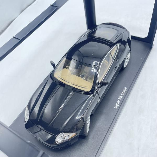 中古】1/18 ｵｰﾄｱｰﾄ ｼﾞｬｶﾞｰ XK ｸｰﾍﾟ 2006 (ﾌﾞﾗｯｸ) 開封/箱ｲﾀﾐ/箱日焼け