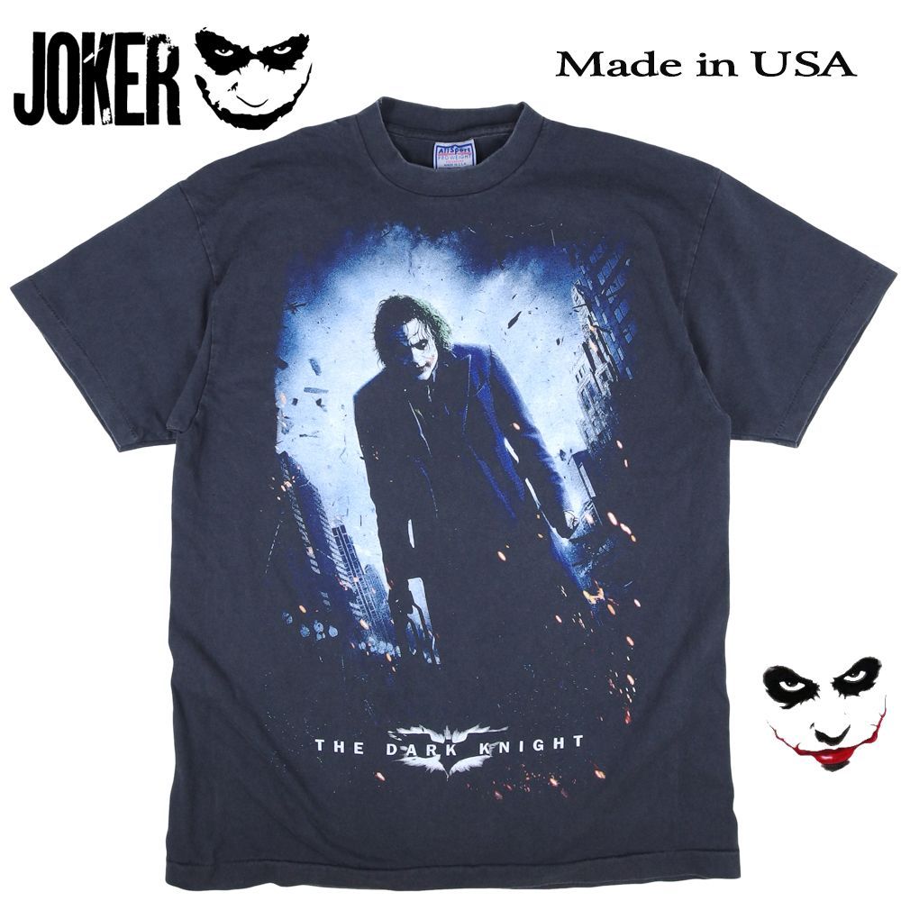 485 JOKER ジョーカー Tシャツ 半袖 DARK KNIGHT 映画T ブラック 美品