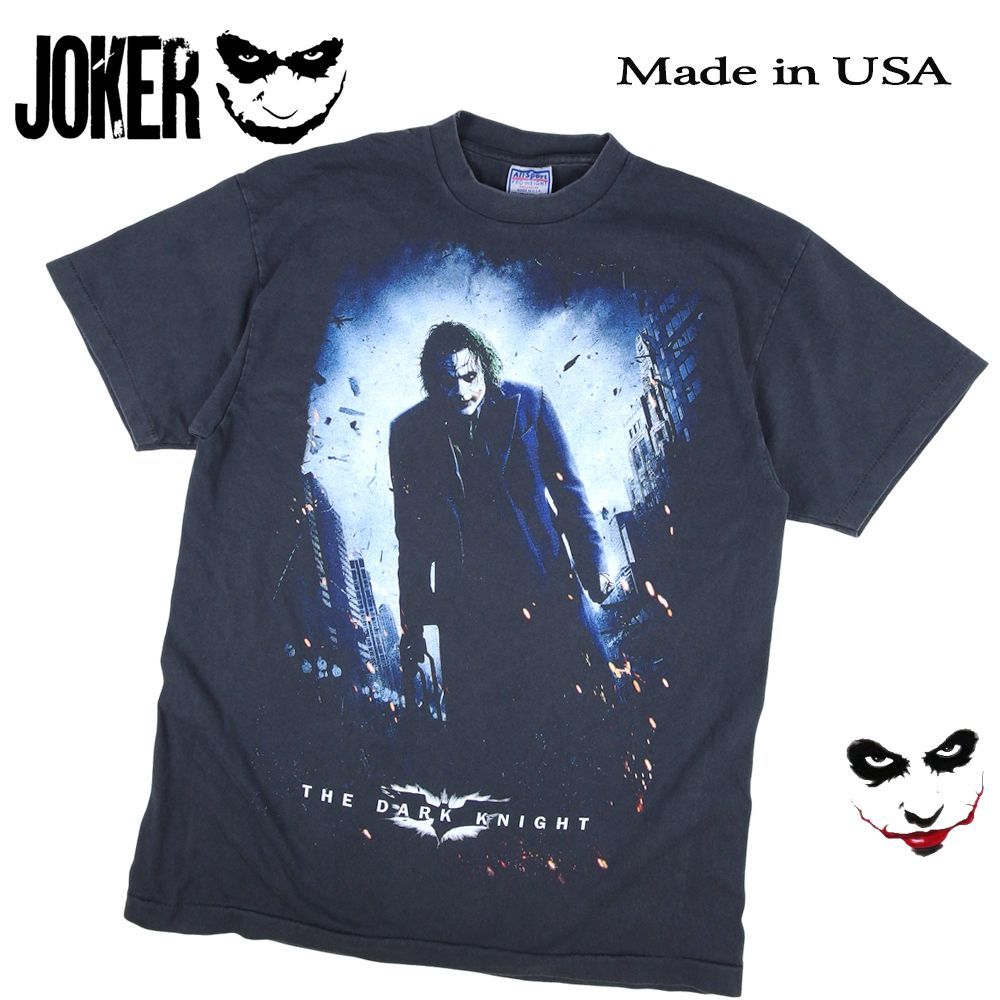 485 JOKER ジョーカー Tシャツ 半袖 DARK KNIGHT 映画T ブラック 美品