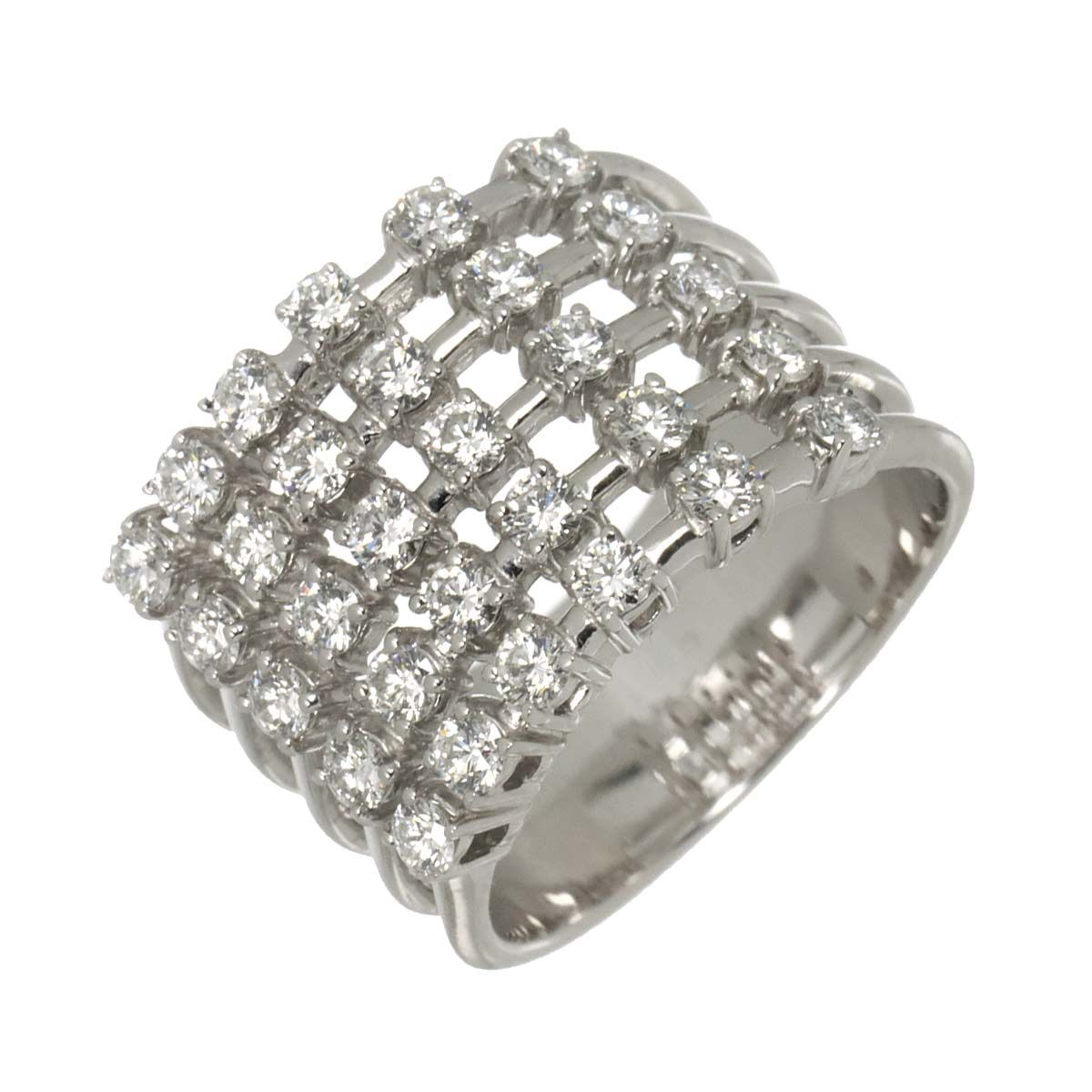 タサキ TASAKI 14号 リング ダイヤ 1.33ct K18 WG ホワイトゴールド 750 指輪 田崎真珠 Diamond Ring 90330214 148,000円