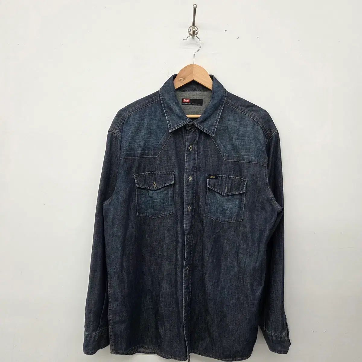 リー ヴィンテージ デニム シャツ デニムジャケット メンズ XL