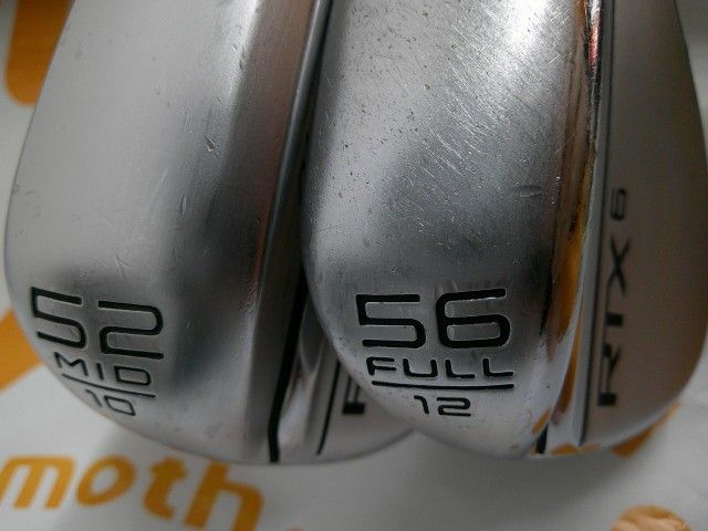 中古 ウェッジ クリーブランド RTX-6 ZIPCORE 52-10 56-12 2ホンセット