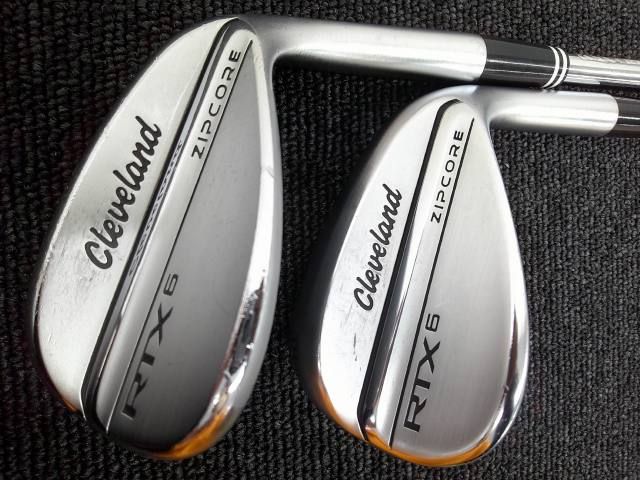 【中古】 標本 中古 ウェッジ クリーブランド RTX-6 ZIPCORE 52-10 56-12 2ホンセット